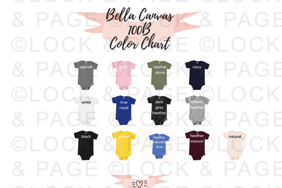 Bella Canvas 100B Color Chart: A Modern Designer's Guide