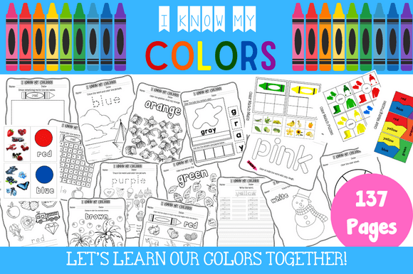 Color Worksheet and Activity Book: A Practical Guide to Visual Learning