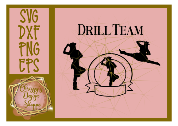 Drill Team Color Guard Kick Line: Bold Design Energy