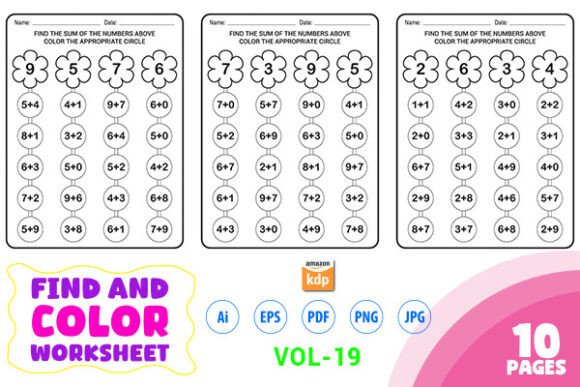 Math Color Pages: A Practical Activity Book Design