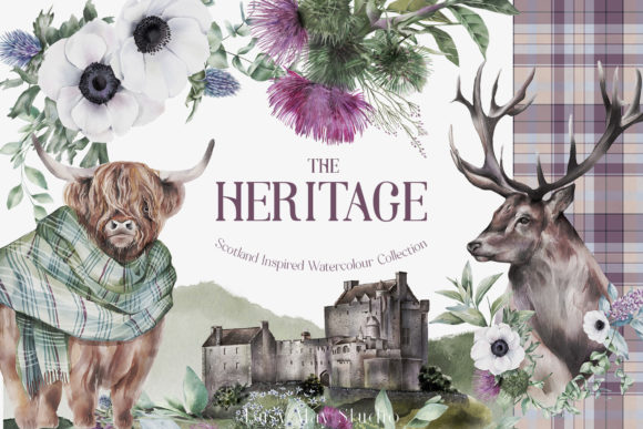 Scotland Inspired Watercolour Collection: The Heritage