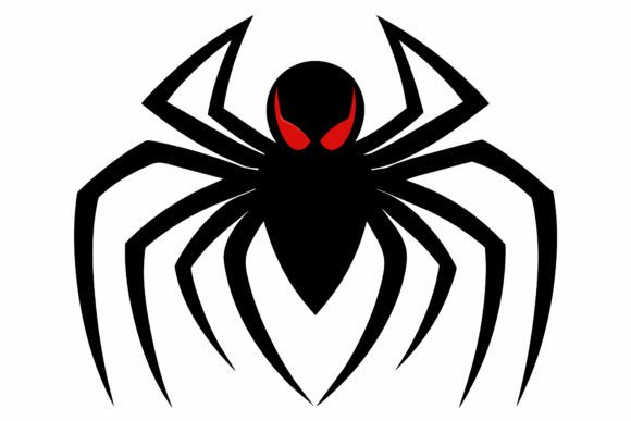 Spider Man Spider in Black Color: A Graphic Designer’s Asset