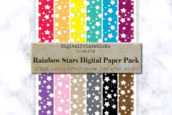 Star Digital Paper Shabby Patterns Color: A Designer's Guide