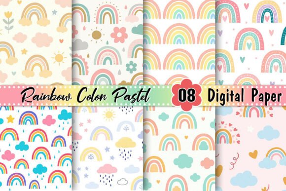 Unleashing Creativity with Rainbow Color Pastel Pattern